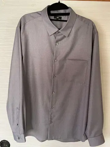 PLST 레이온 블렌드 레귤러 카라 셔츠 L 사이즈