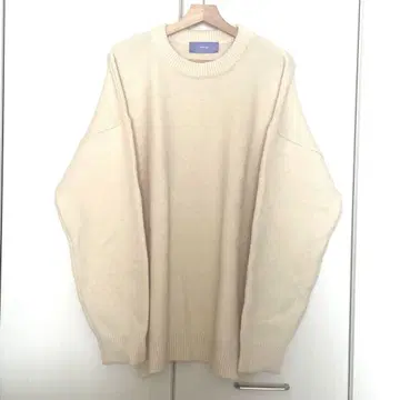 wee9s (위크스) 오버 니트 화이트