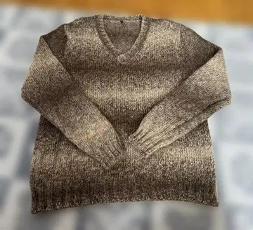 베네통 V넥 니트 XL 사이즈 남성용 여성용