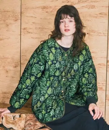 L 펠리시모 핀레이슨 퀼팅 리버서블 코트