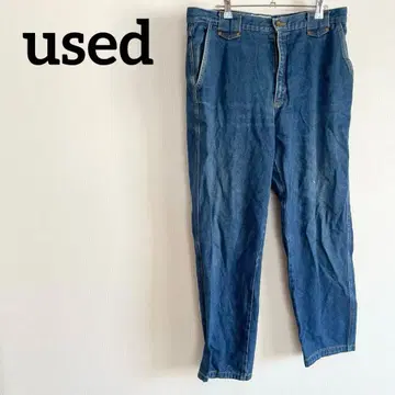 used 구제 의류 빅 사이즈 데님 아메카지 빈티지 코디 블루