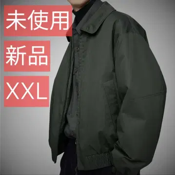 미사용 새상품 UNIQLO U 퍼프테크 숏 블루종 XXL