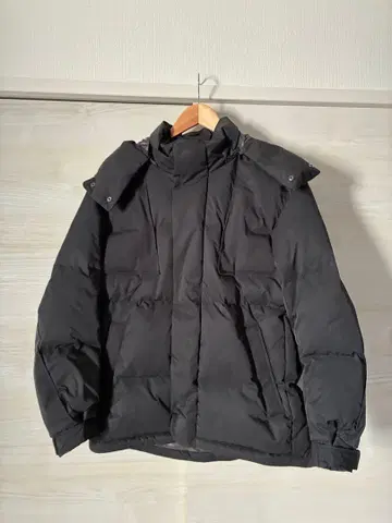 다운 오버 사이즈 파카 +J