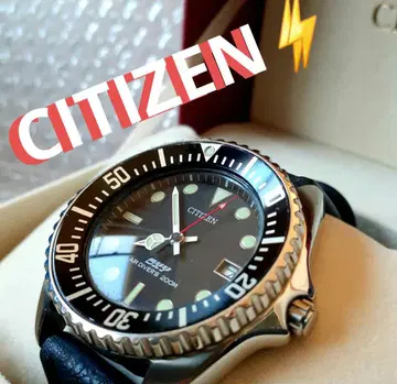 CITIZEN 다이버스 양호 쿼츠 남성용 손목시계