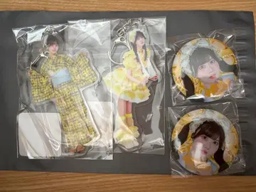 후쿠마루 우사 아크릴 키링 2종 캔뱃지