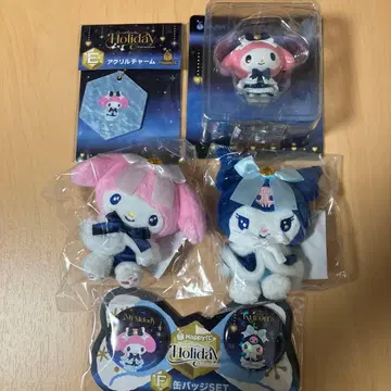 산리오 Holiday Collection 마이멜로디 & 쿠로미 세트