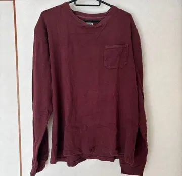 텐더로인 롱T 버건디