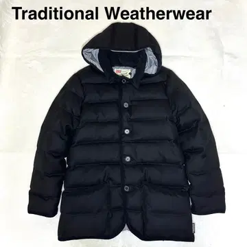 Traditional Weatherwear 울 다운 코트 블랙
