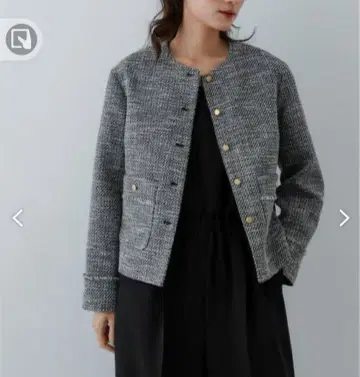 URBAN RESEARCH 노카라 자켓 블랙 믹스