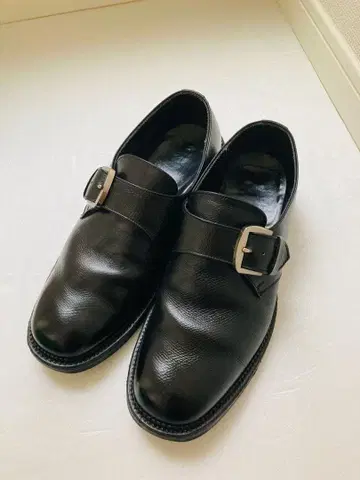 REGAL 가죽 신발 싱글 몽크 스트랩 24EE 천연 가죽 비즈니스 슈즈