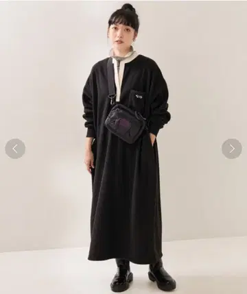 TOWN CRAFT x FREAK'S STORE/플리스 클레릭 원피스