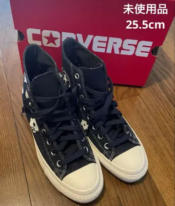 CONVERSE ALL STAR HI 25.5cm 데님 꽃무늬