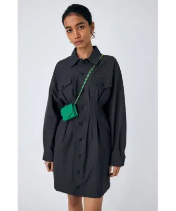 MOUSSY COTTON SHIRT 미니 드레스 2