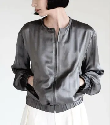 intoca. 실크 블루종 상의 사이즈 1