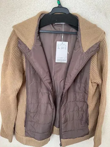 FENICE 후드 부착 니트 자켓 사이즈 40