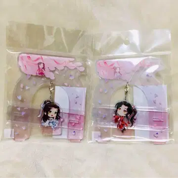 천관사복 카페 사련 삼랑 흔들흔들 아크릴 스탠드 세트