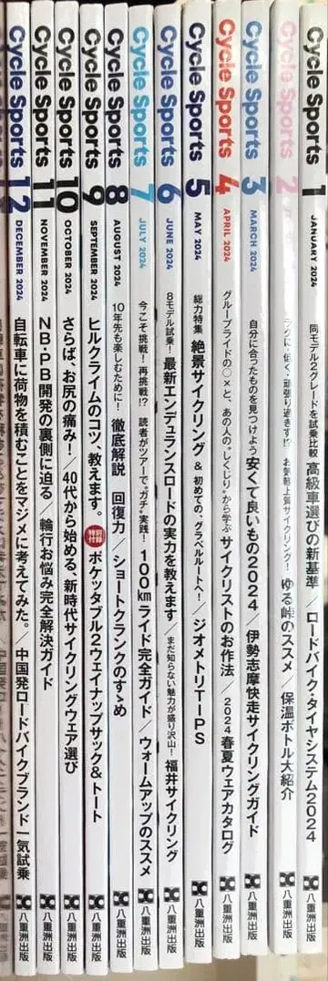 Cycle Sports 잡지 3-13호 세트