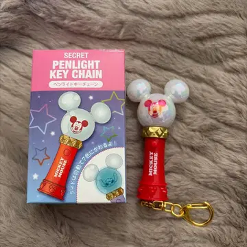 디즈니 스토어 시크릿 응원봉 키체인