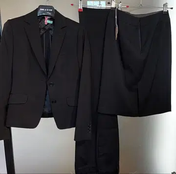 여성용 블랙 비즈니스 팬츠, 수트 상하의, 스커트 포함 (슬림핏)