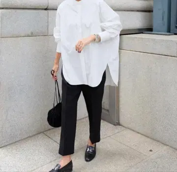 MACHATT 마차트 스탠드 카라 오버 셔츠