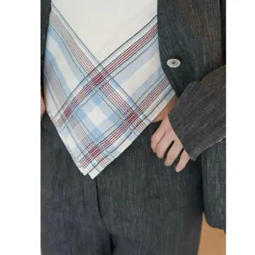 fumika uchida 후미카우치다 손수건 반다나 블루