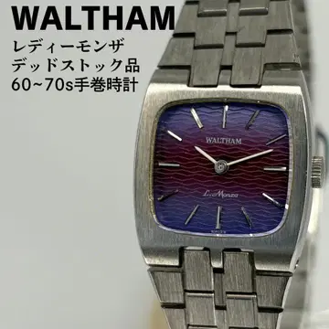 데드스탁 WALTHAM 월쌈 레이디 몬자 스위스산 수동 와인딩 손목시계