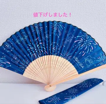 키키라라 부채 불꽃놀이 패턴 산리오