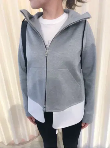 더 릴랙스 후드 맨투맨 그레이