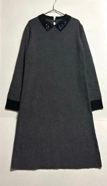 DAMA collection 라메 니트 캐시미어 혼방 원피스 S