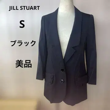질스튜어트 테일러드 자켓 S 블랙 블랙 2 버튼 JILL