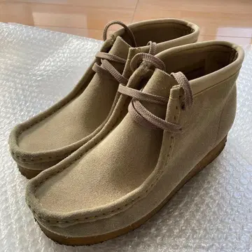 Clarks 클락스 왈라비 부츠 베이지 스웨이드 7M