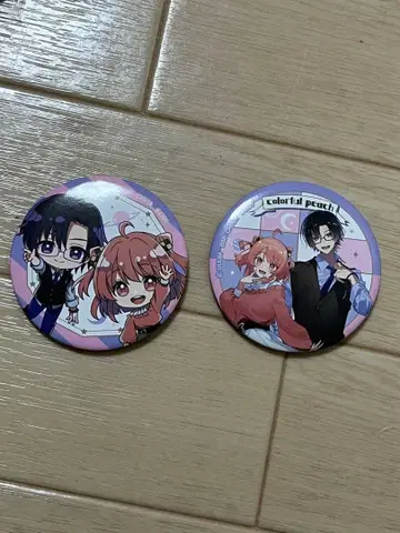 컬러풀 피치 노아님과 모후군 캔뱃지