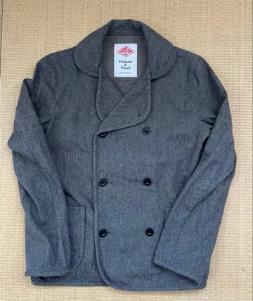 단톤 그레이 울 자켓 코트