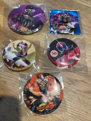 가면라이더 기념 배지 5개 세트