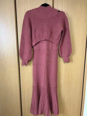 [ RESEXXY ] 2way 니트 원피스 [ 새상품급 ]