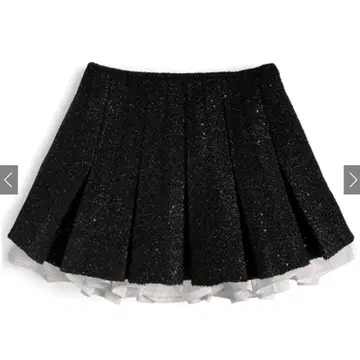 GRL 인팬 안감 부착 프릴 트위드 플리츠 미니 스커트 gm838