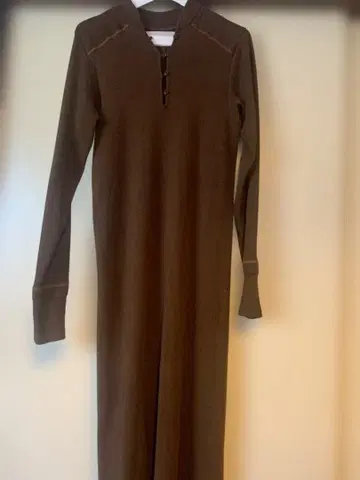 TODAYFUL 브라운 니트 원피스 긴팔