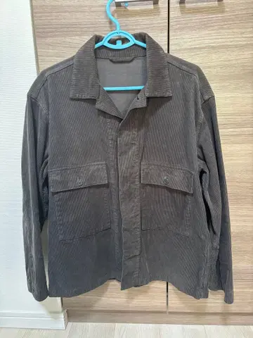 코듀로이 셔츠 자켓 다크 브라운