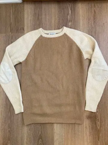 레어템 steven alan 래글런 스웨터 S 베이지/아이보리