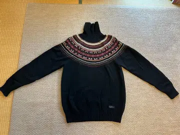 BLACK LABEL CRESTBRIDGE 노르딕 무늬 스웨터