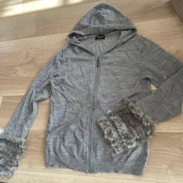 Riccimie NEW YORK 토끼 니트 후드티 후디