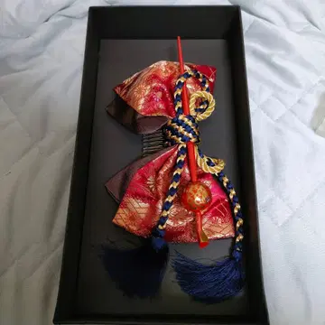 성인식 머리 장식 리본