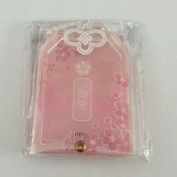 후쿠야 부적 아크릴 프레임 벚꽃 핑크