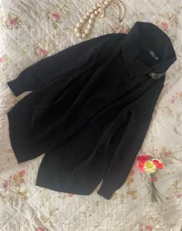 랄프 로렌 판초풍 니트 코트 가디건 코디건