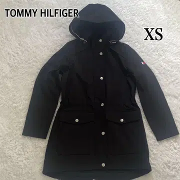 TOMMY HILFIGER 블랙 자켓 XS 마운틴 파카