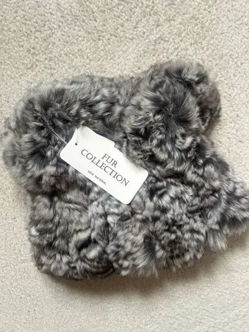 FUR COLLECTION 그레이 넥워머