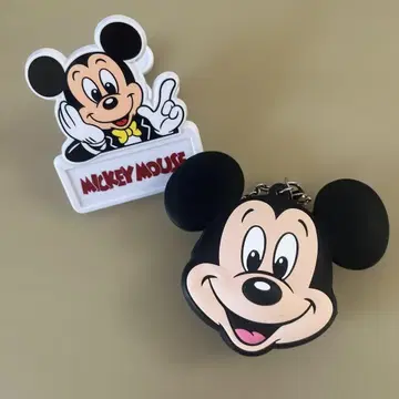 미키마우스 실리콘 키링, 클립 세트