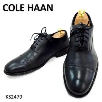 콜한 스트레이트 팁 천연 가죽 가죽 US 8.5 블랙