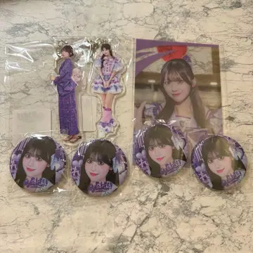 ONELiFE! 복권 아크릴 키링 캔뱃지 클리어 카드 준령 미키