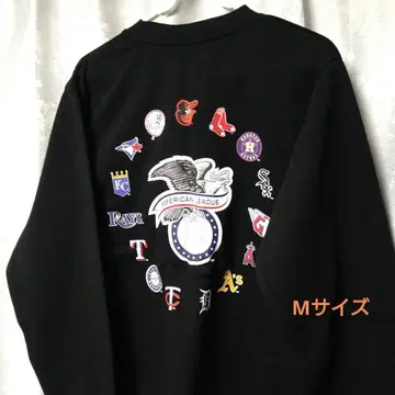 MLB 아메리칸 리그 백 로고 트레이닝복 [속기모] M 사이즈